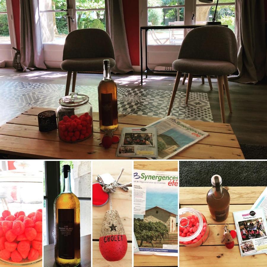 Au Rez De Jardin Hotell Cholet Exteriör bild