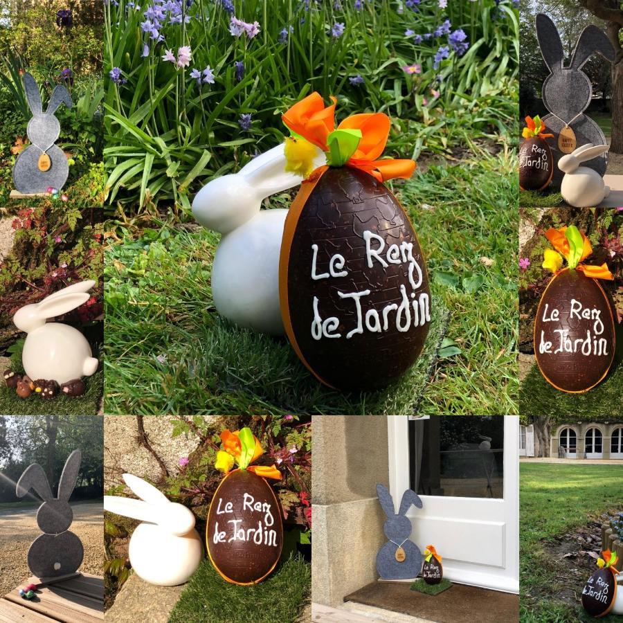 Au Rez De Jardin Hotell Cholet Exteriör bild
